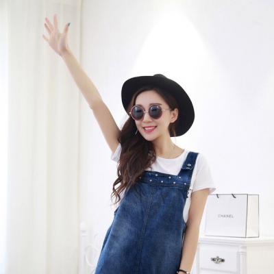 ĐẦM JEAN YẾM FORM A ĐÍNH CƯỜM ĐÁ (không kèm áo) - NY817